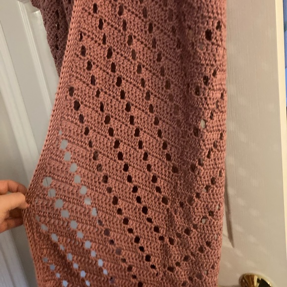 Handmade Crochet Duster Cardigan - Picture 6 of 11